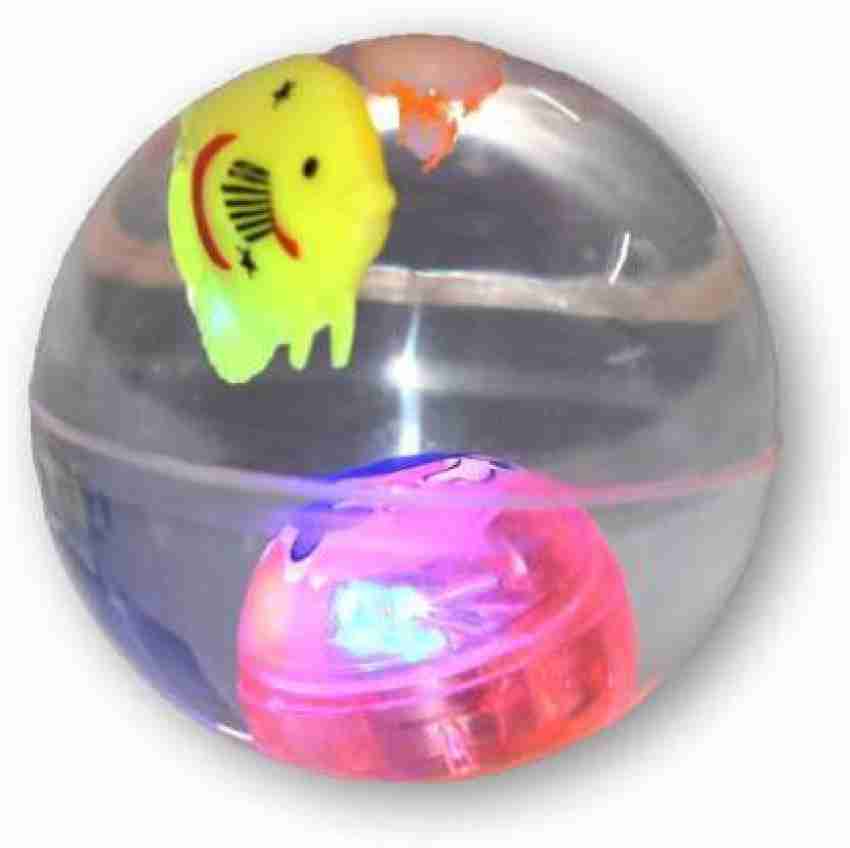 Bouncy glitter ball with flashing light online