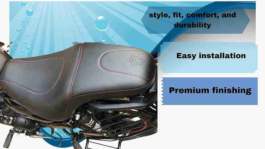 Air Seat Cushion Single Bike Seat Cover Fit For Royal Enfield Bullet  Classic