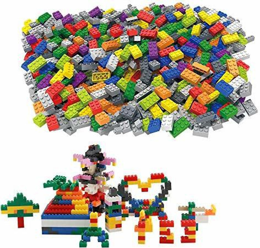 HALO NATION 1000 Pcs Building Blocks for Kids DIY Creative Multi Coloured Educational Mini Construction Building Blocks Puzzle Game Set for Kids Boys and Girls L.E.G.O Compatible Building Blocks DIY