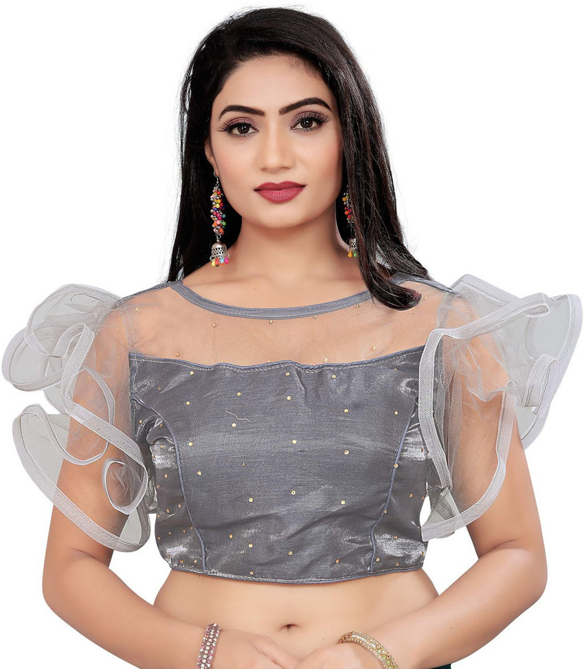 flipkart silver blouse