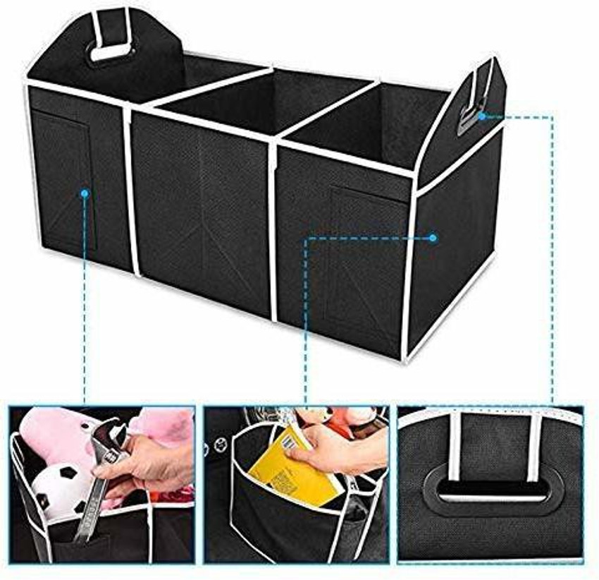 Grocery bag outlet trunk organizer