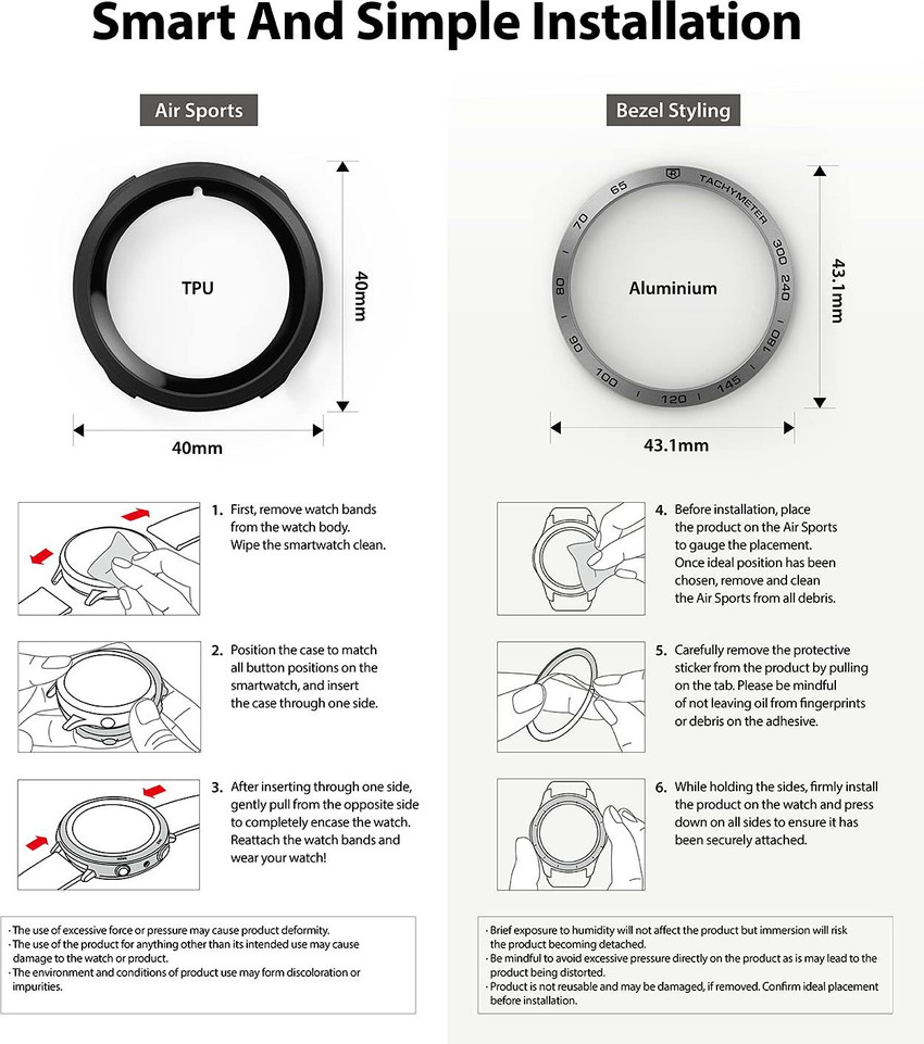 Samsung gear sport bezel replacement top