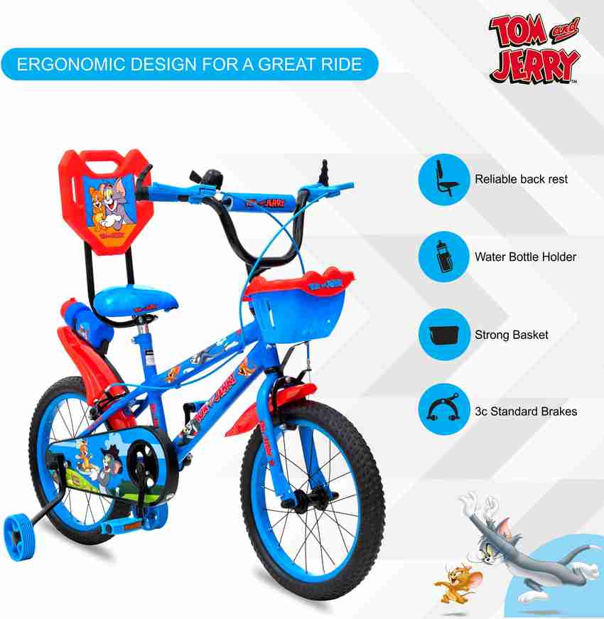 Miss Chief Tom Jerry 85 Assembled Kids Bicycle For 4 to 7 Years Boys Girls 16 T BMX Cycle Price in India Buy Miss Chief Tom