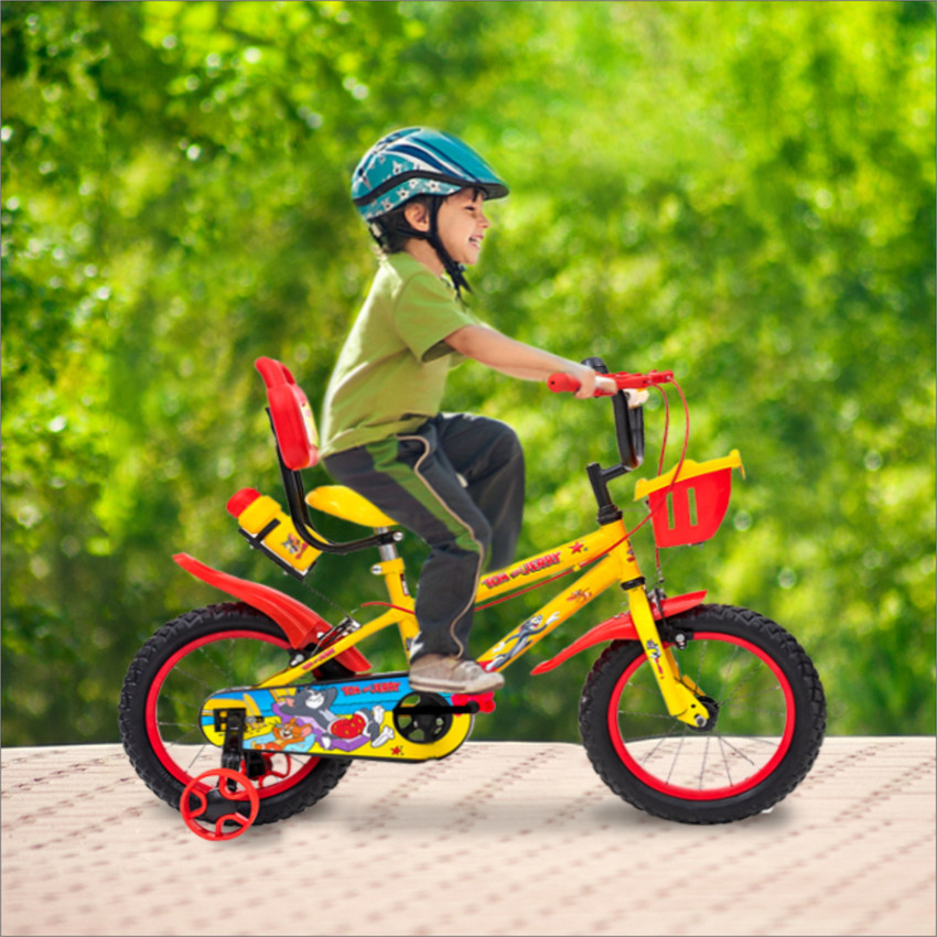 Miss Chief Tom Jerry 85 Assembled Kids Bicycle For 3 to 5 Years Boys Girls 14 T BMX Cycle Price in India Buy Miss Chief Tom