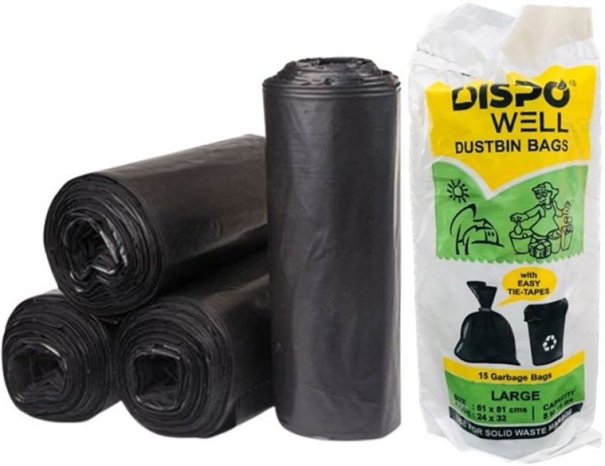 Garbage bags with best sale ties