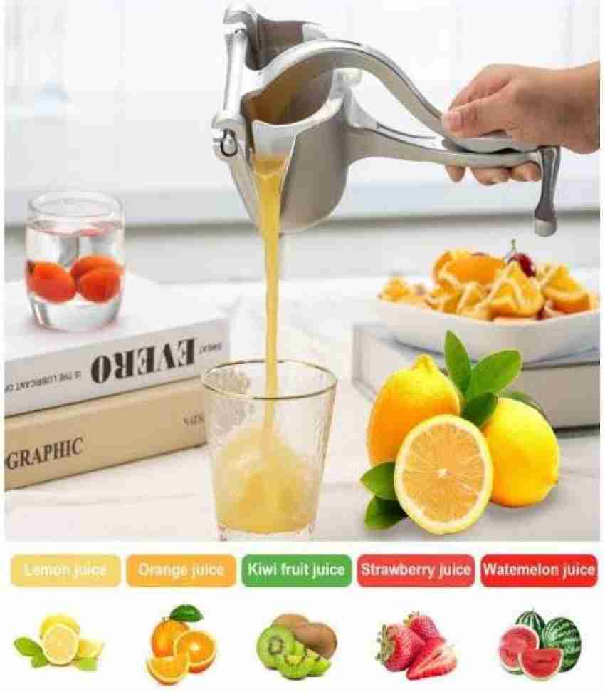 Fruit Manual Juicer- Heavy Duty Juice Press Squeezer with Detachable Lever  & Removable Strainer - Fruit Press & Hand Juicer For Pomegranates, Lemons