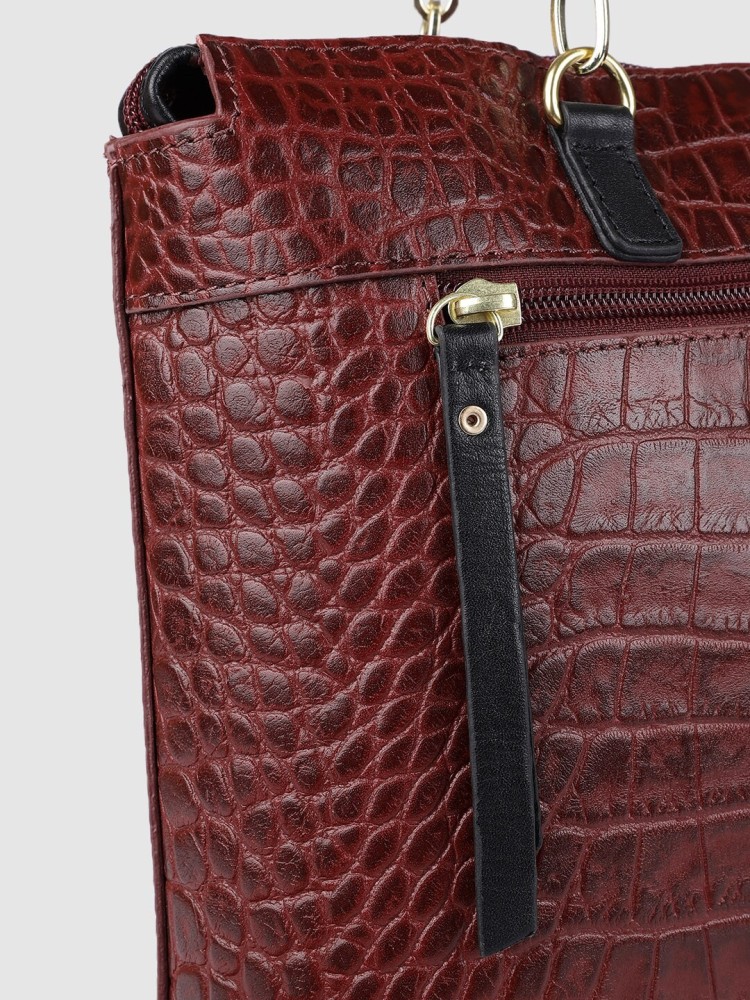 Buy Hidesign Red Womens Handbags