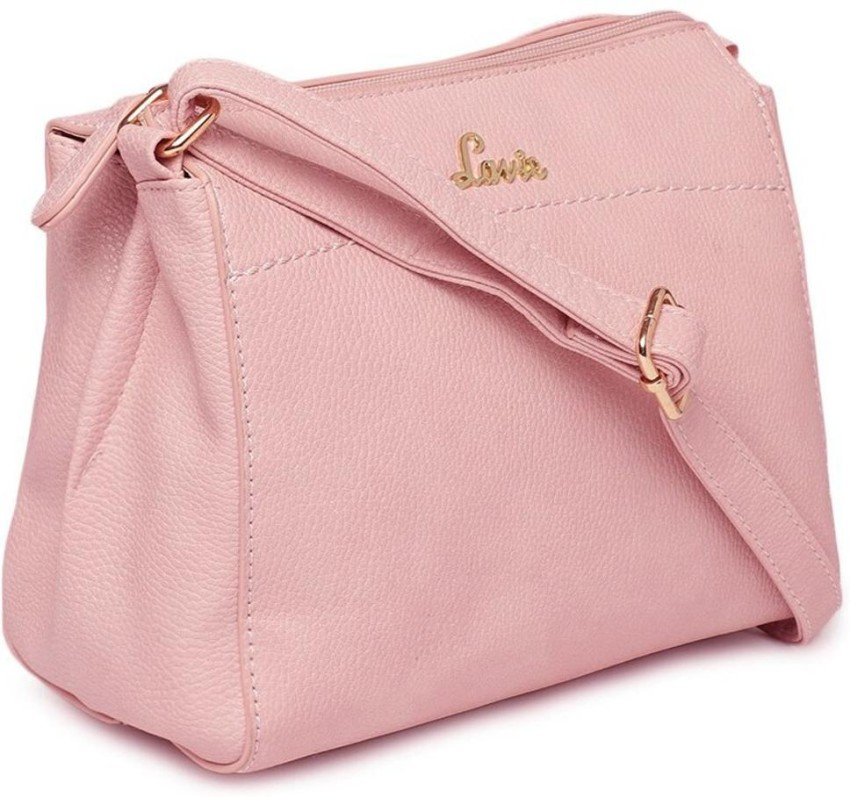 Lavie Women Sling Bag with Adjustable Strap For Women (Pink, OS)