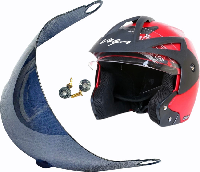 SAFETY ZONE HELMET GLASS FOR HALF FACE HELMET Helmet