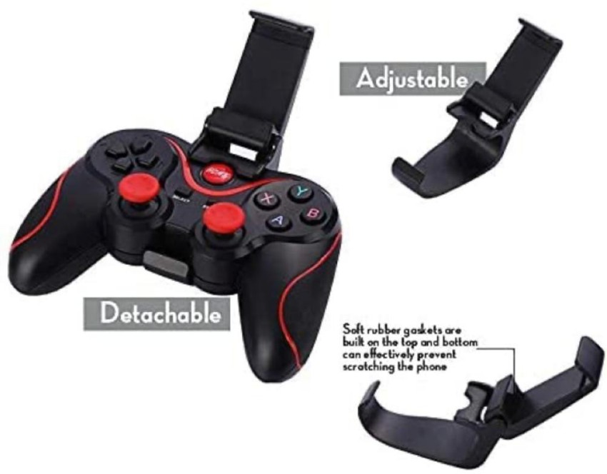 EXtreme X3 Wireless Controller Gamepad With Stand Holder Gaming Remote  Controle For ( Android - Smartphones - PC - Smart TV ) Joystick - EXtreme 