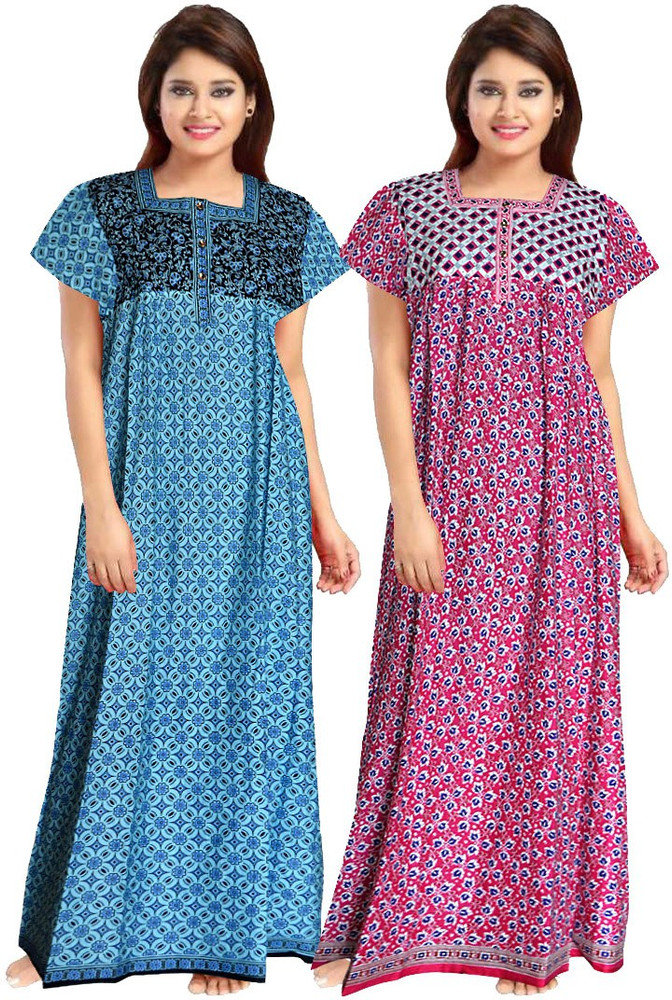 Flipkart women's cotton nighties online