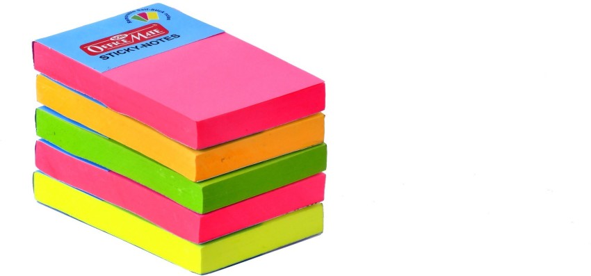 Better Office Products Memo Book - Sticky note set - rainbow - assorted