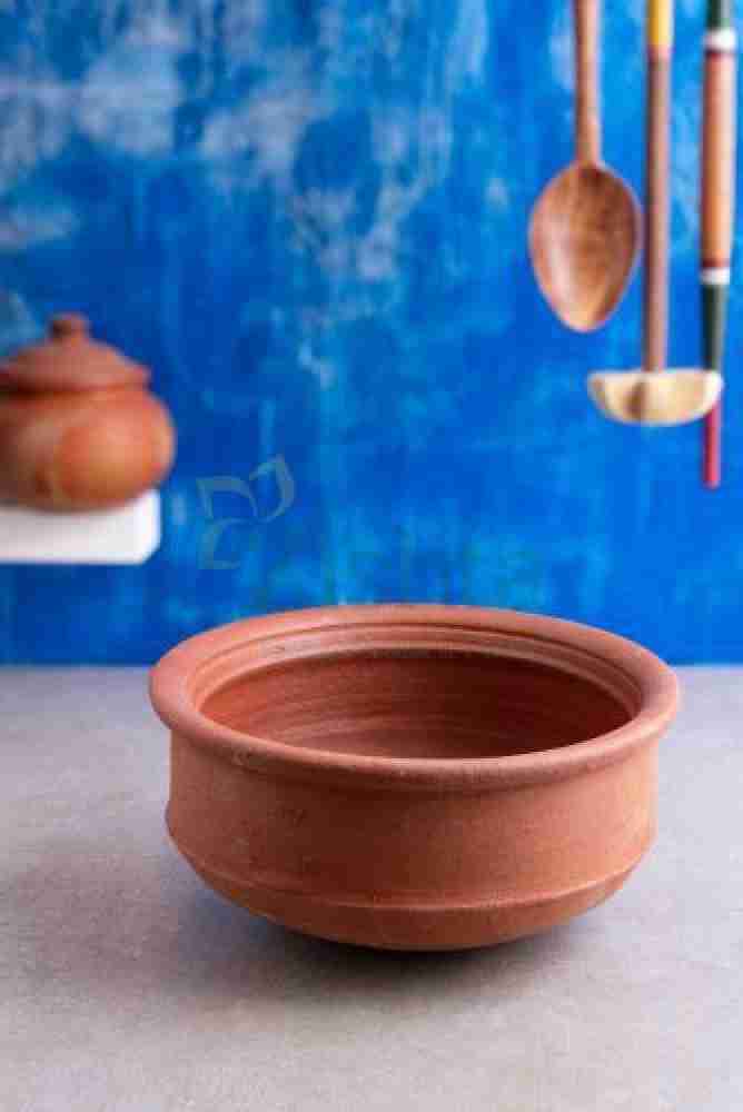 Clay Pot with Lid Unglazed Clay Pot for Cooking Indian Handmade Clay  Biryani Pot