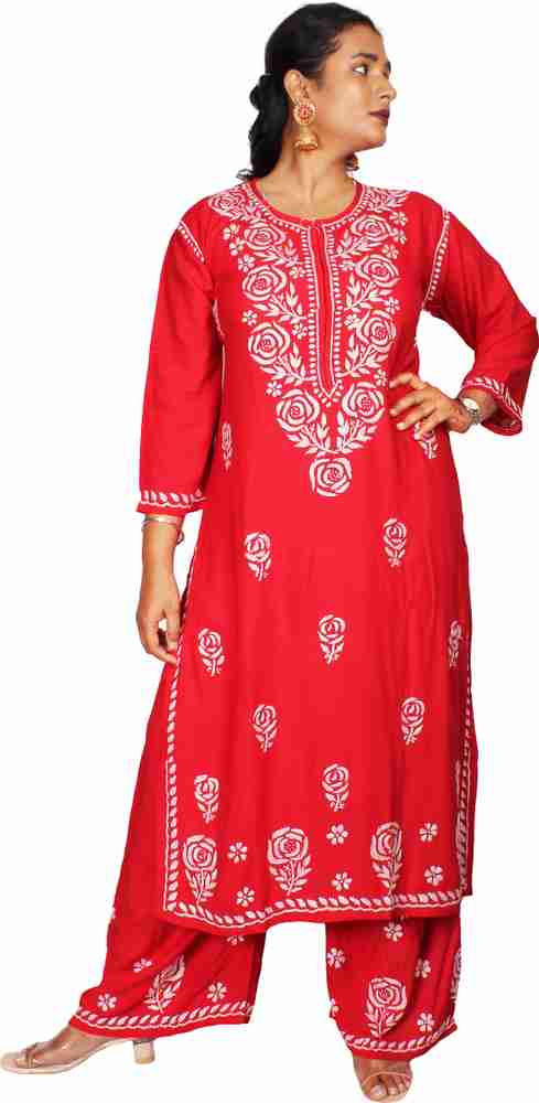 Flipkart chikankari kurti cheap
