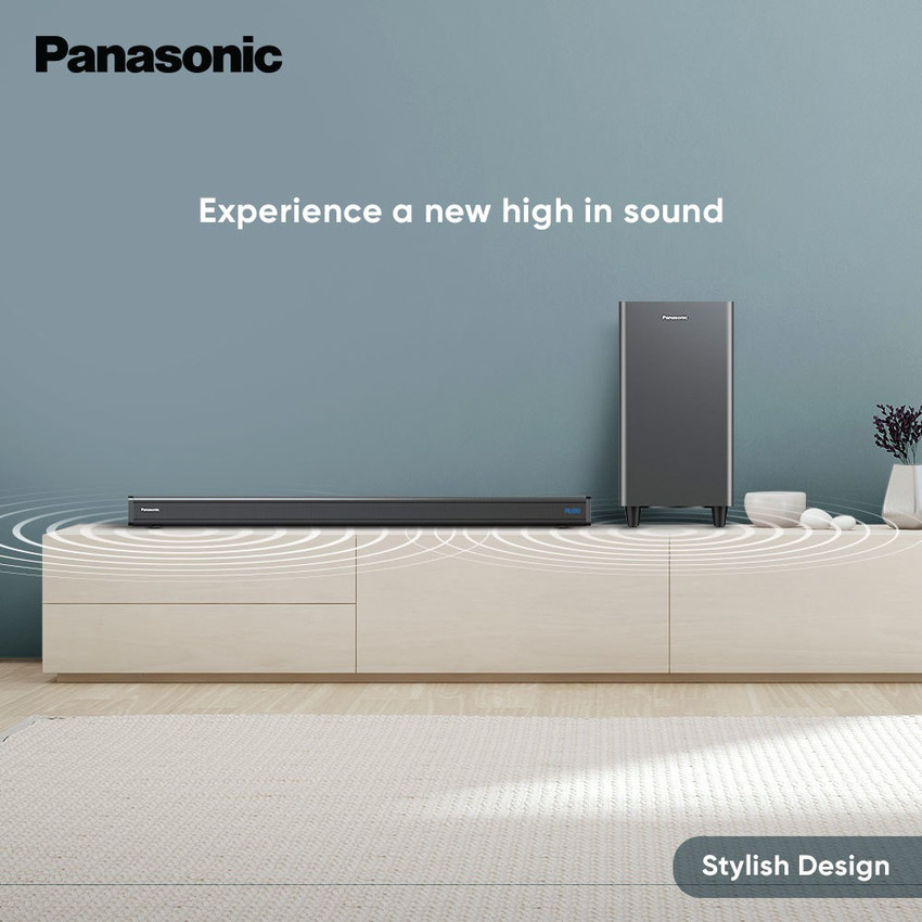 Panasonic sc htb3gw k soundbar top