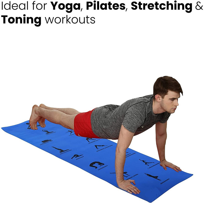 SHOPBOOZ TPE PRINTED SURYA NAMASKAR YOGA MAT Multicolor 6 MM mm Yoga Mat Buy SHOPBOOZ TPE PRINTED SURYA NAMASKAR YOGA MAT Multicolor 6 MM mm Yoga Mat Online at Best Prices
