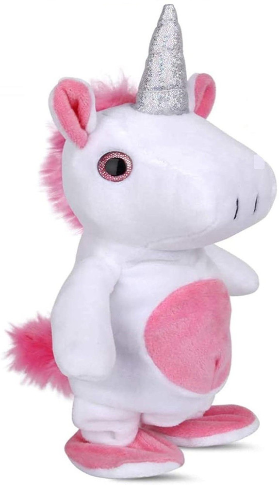 NIYAMAT Interactive Cute Unicorn Plush Toy Talking and Walking for