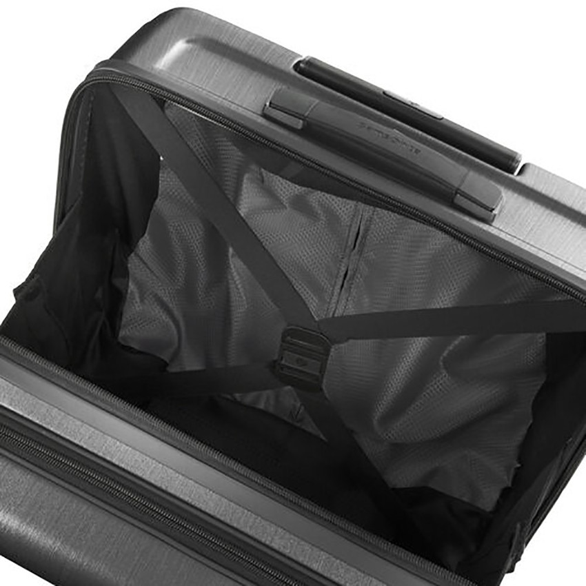 SAMSONITE SAM EVOA SP ROL TOTE-BRSD BLK Cabin Suitcase - 22 inch BRUSHED  BLACK - Price in India | Flipkart.com