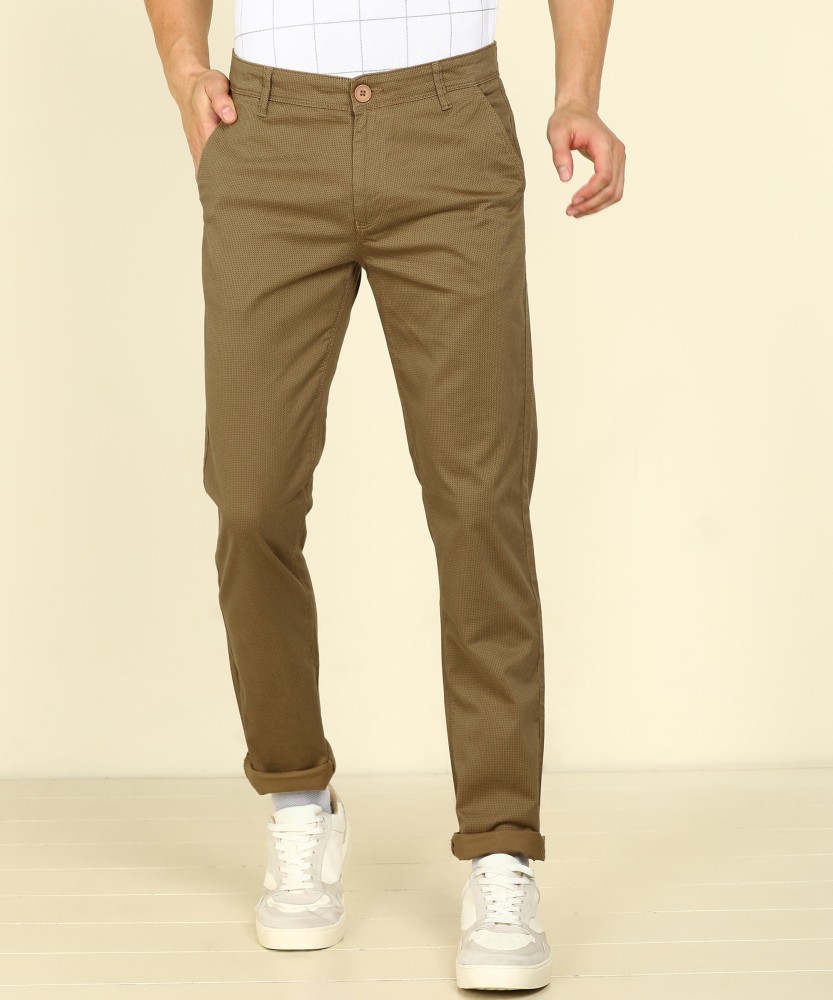 Khaki coloured sale pants