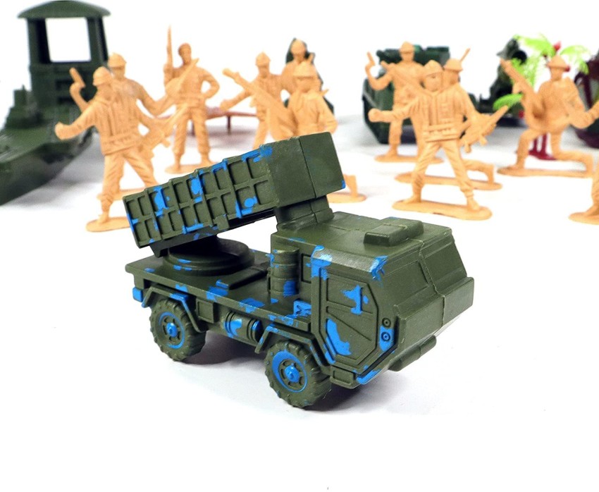 82pcs/set Military Playset Plastic Toy Soldier Army Men Figures