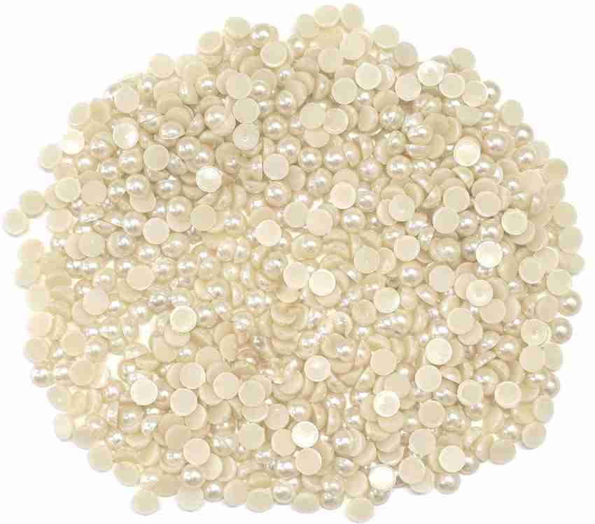 ASIAN HOBBY CRAFTS Half Round Pearl Beads for Jewellery Making and Other  Craft Work (6mm, 200g). - Half Round Pearl Beads for Jewellery Making and  Other Craft Work (6mm, 200g). . Buy