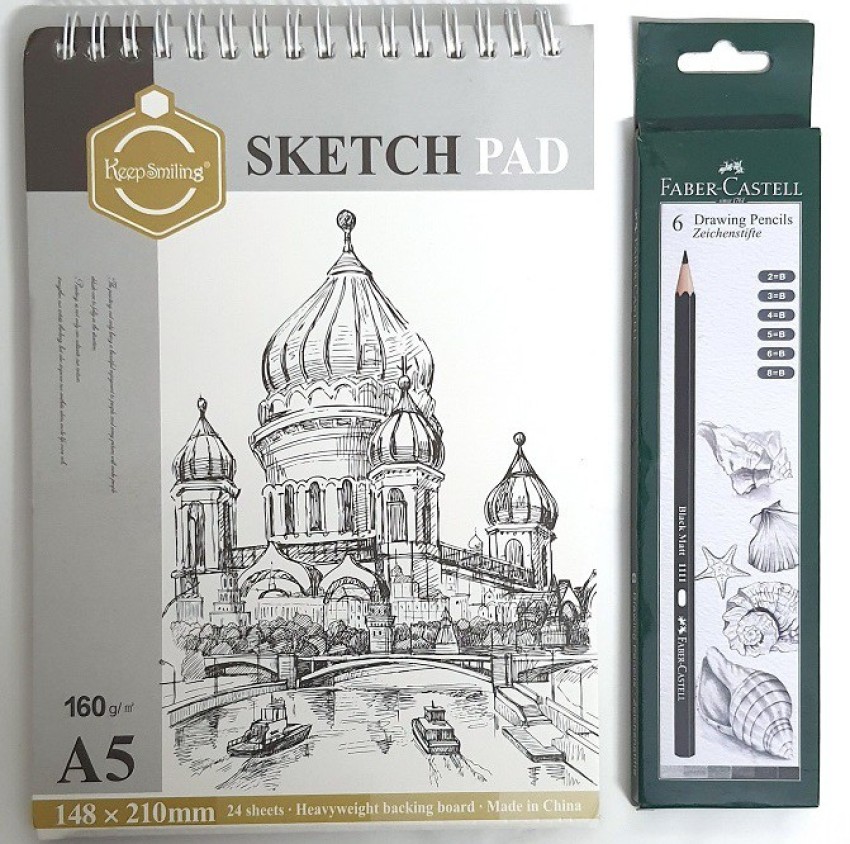 Faber-Castell 9×12 Sketch Paper Pad