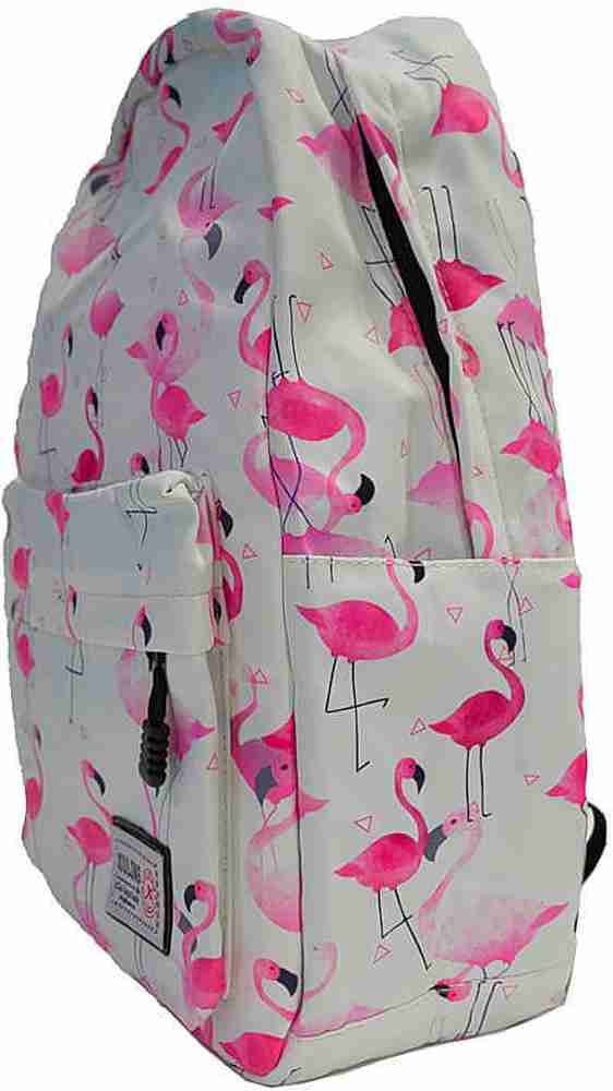 Little Surprise Box Flamingo School Backpack for Kids 30 L Backpack White Price in India Flipkart