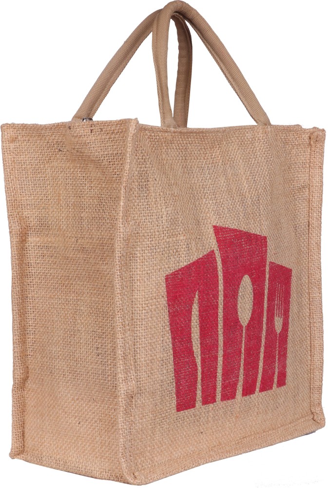 Go Green Jute Bag, Jute Bags for Lunch Box, Jute Bag for  Office/College/School/Shopping/Multipurpose Eco-Friendly Bag