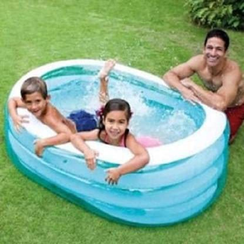 Kreative Marche Oval Whale Fun Swimming Pool Inflatable Bath Tub