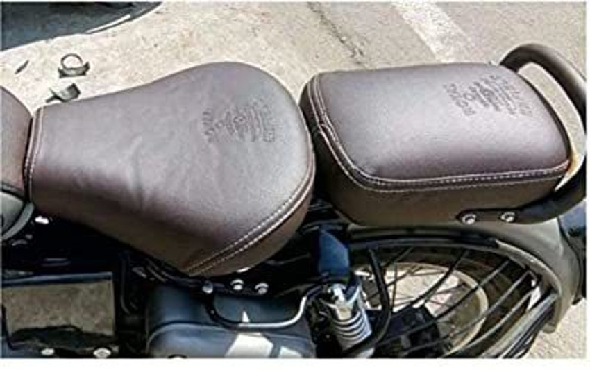 ANK BULLET Stylish Seat Cover Brown Original Look for Classic Classic Chrome Split Bike Seat Cover For Royal Enfield Classic Classic 350 Classic 500 Classic Chrome Price in India Buy