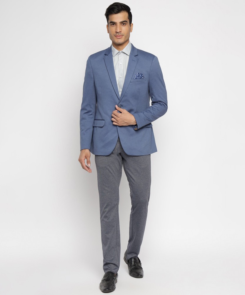 Next Look Solid Single Breasted Formal Men Blazer - Buy Next Look