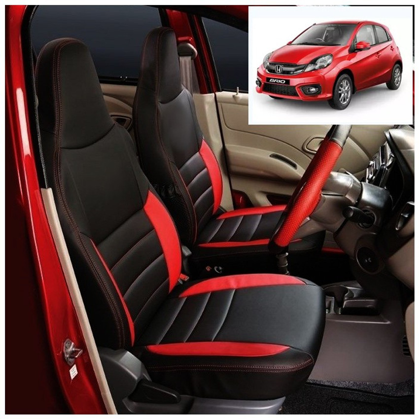Honda brio seat cover top