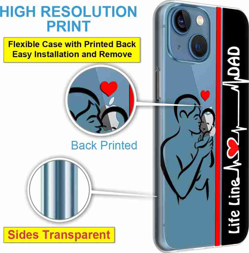 Silicone multicolor Iphone 13 Transparent Back Cover Case