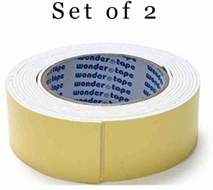 Style Freak Double Sided Foam Tape 1-Inch Strong Adhesive  Multipurpose Mounting Adhesive for Wall, Furniture, Balloon & Craft  (Manual) - Adhesive for Wall, Furniture, Balloon & Craft