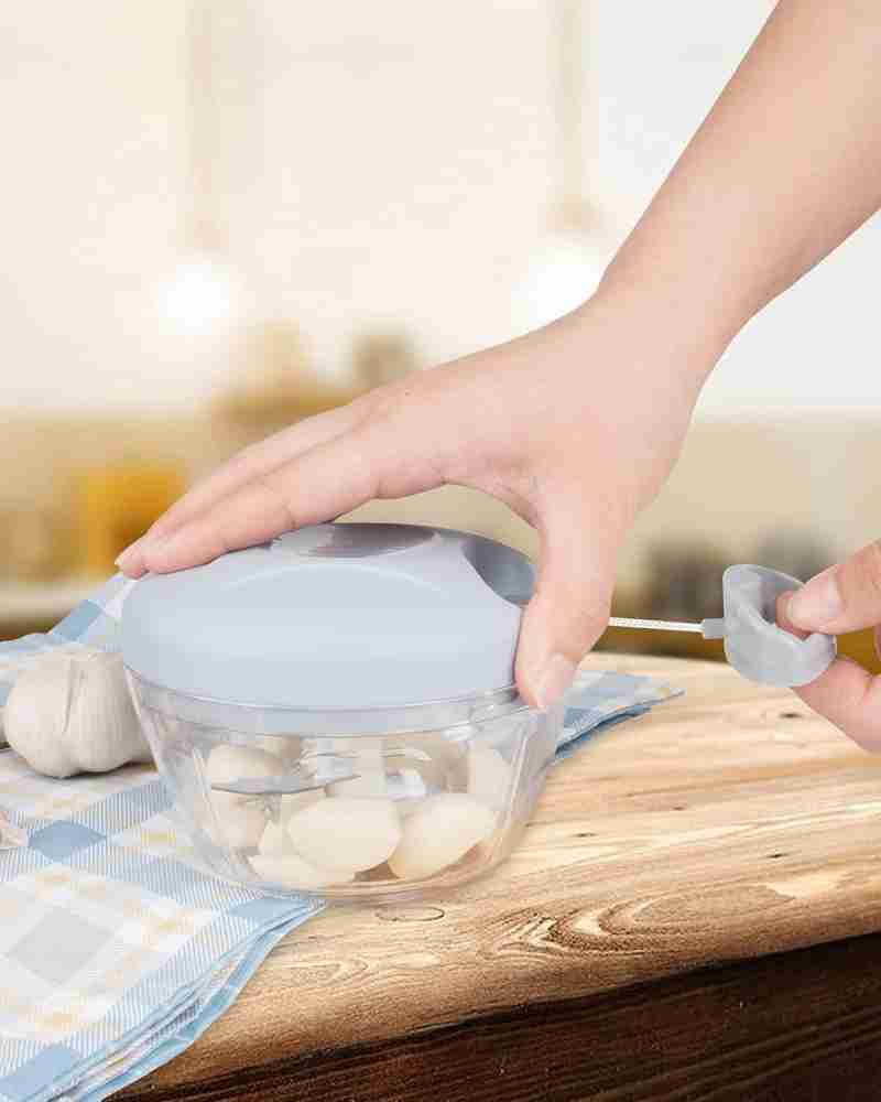 Compact 550ml Mini Vegetable Chopper with 3 Blades