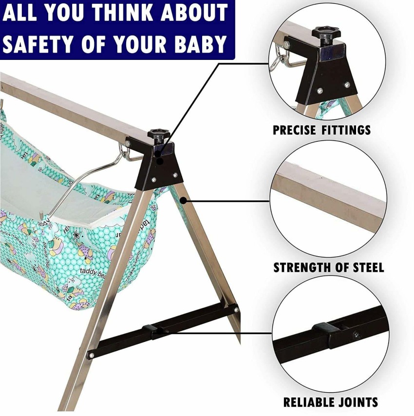 Portable baby clearance cradle stand