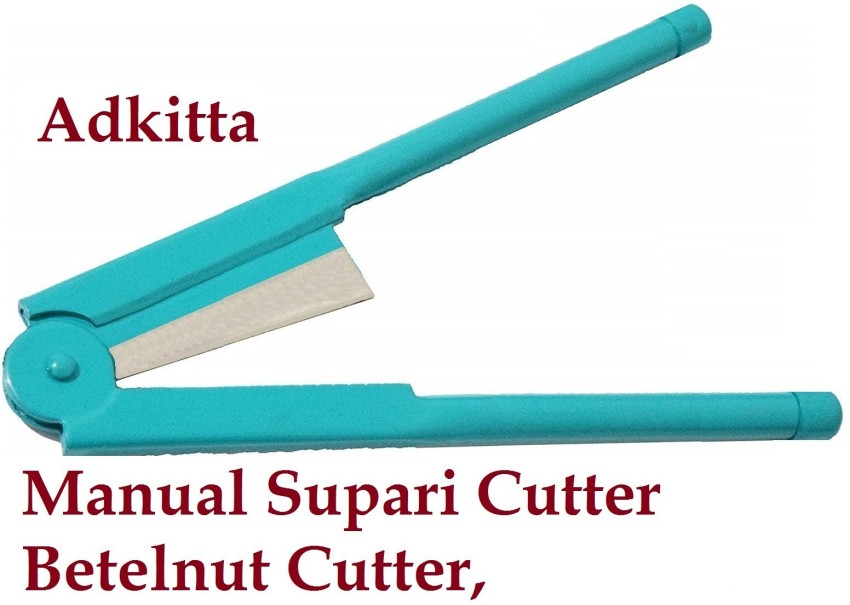 Craftbin Supari Cutter- Sudi, Betel nut Cutter Size 7 inches  (MS Steel) Cyan- Sky Blue: Home & Kitchen