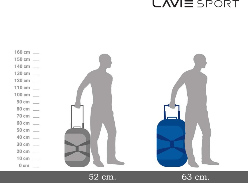 Lavie Sport Large Wheel Duffel Bag | Luggage Bag | Travel Bag with Trolley