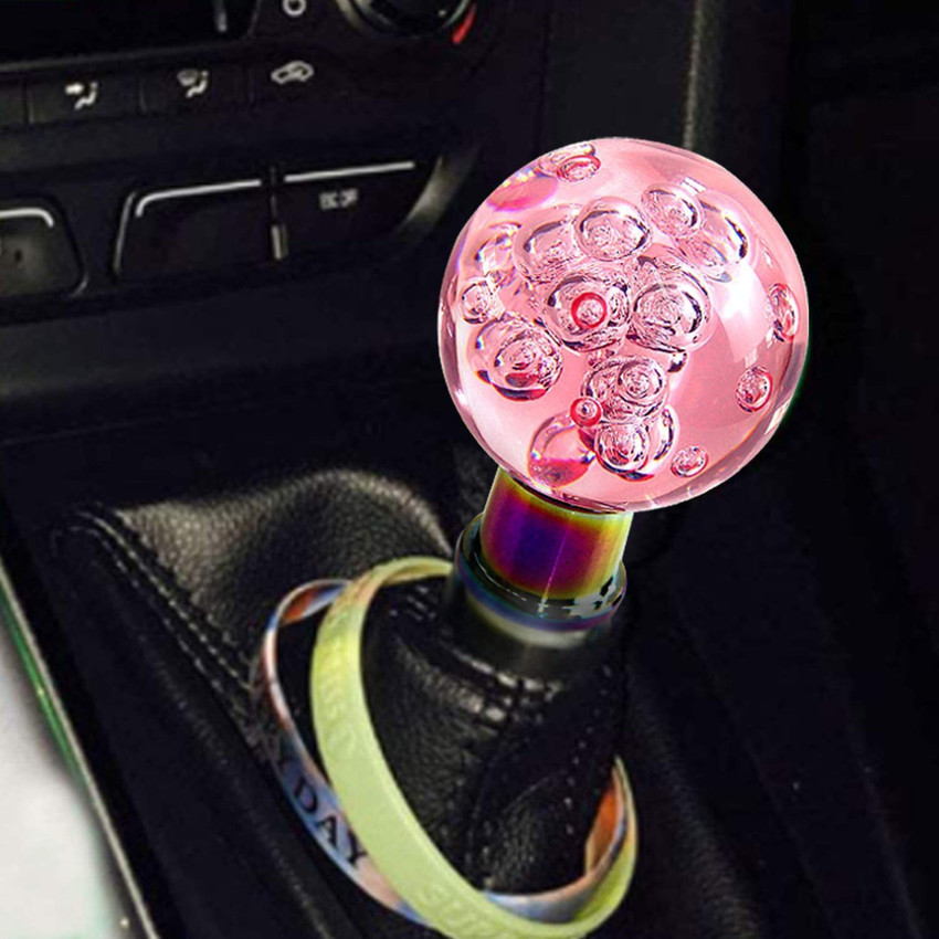 Pink gear shift on sale cover