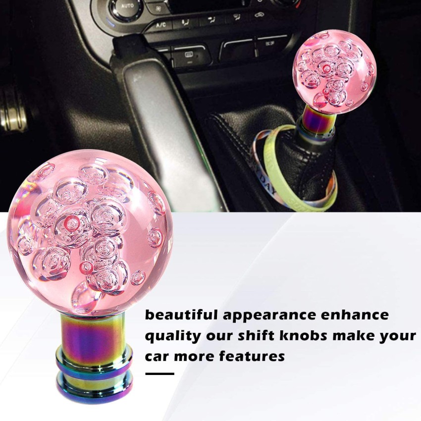 Round Ball Shift Knob Crystal Transparent Bubble India