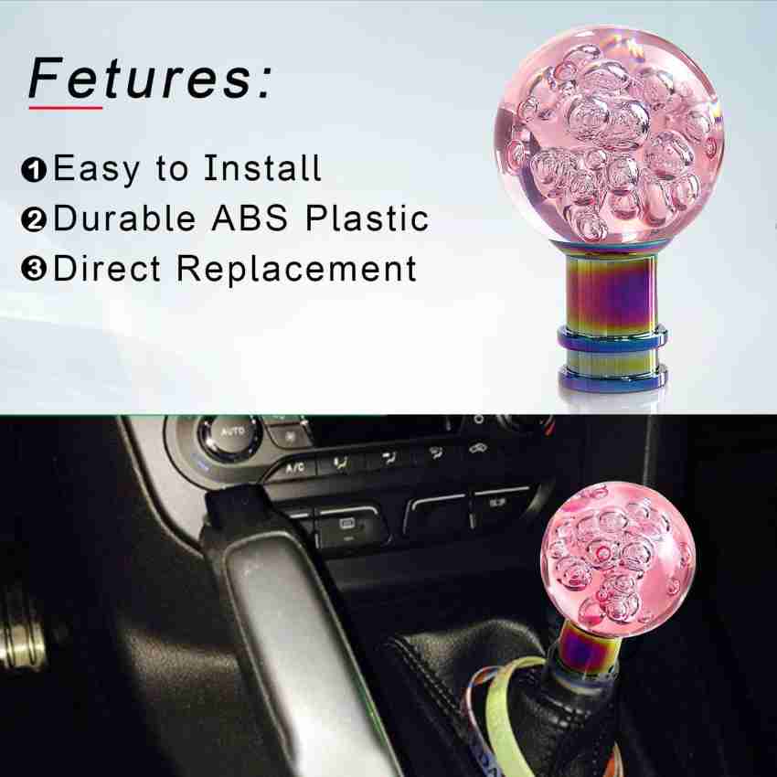 Round Ball Shift Knob Crystal Transparent Bubble India