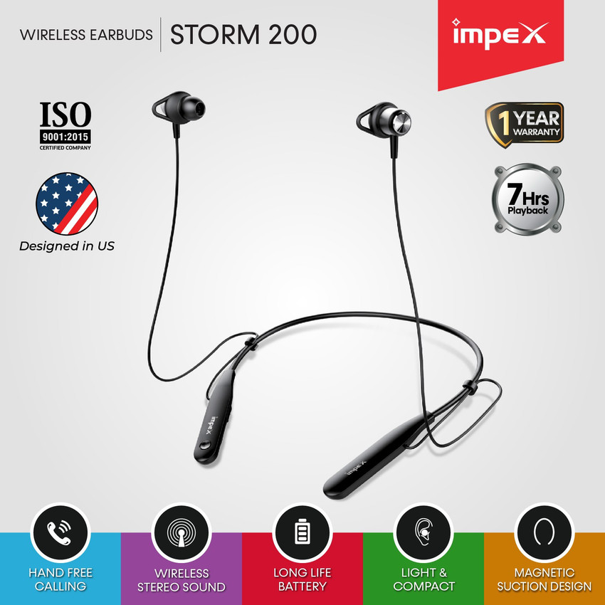IMPEX Storm 200 Bluetooth Headset Price in India Buy IMPEX Storm