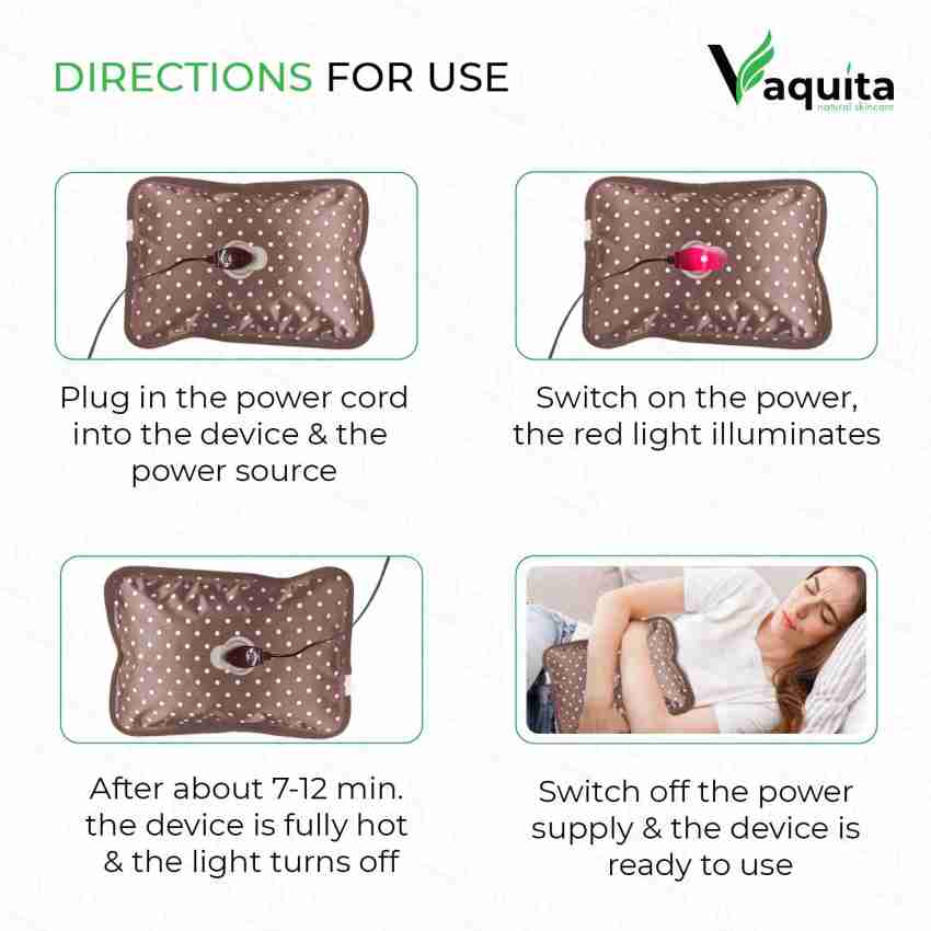 Rechargeable Electric Hot Water Bottle Hand Warmer Heater Bag for Winter