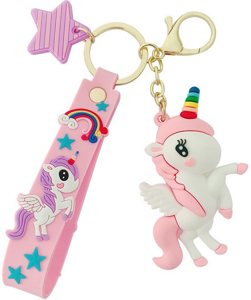 Light on sale pink keychain