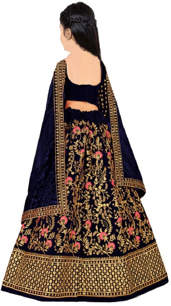 Flipkart velvet lehenga hotsell