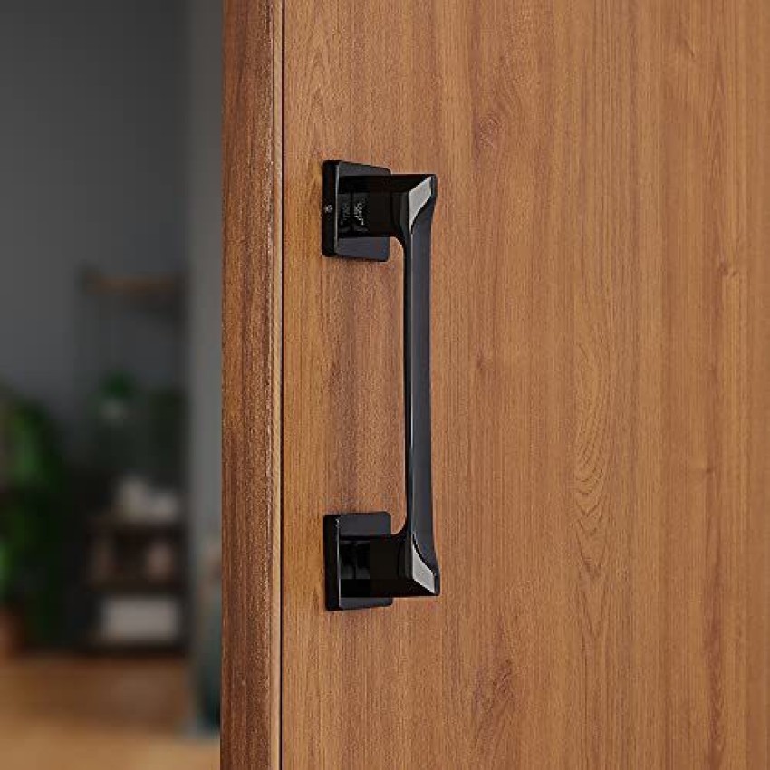 Buy LAPO HYM Door Handles for Main Door/ Main Door Handle/Door Handle/Zinc  Alloy(8 inches, Pack of 1,Black(PVD) Finish) Zinc Door Handle online at