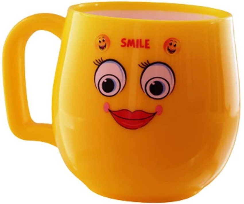 Beer Can Glass Smiley Face, Happy Coffee Cup, Trendy Coffee Cup