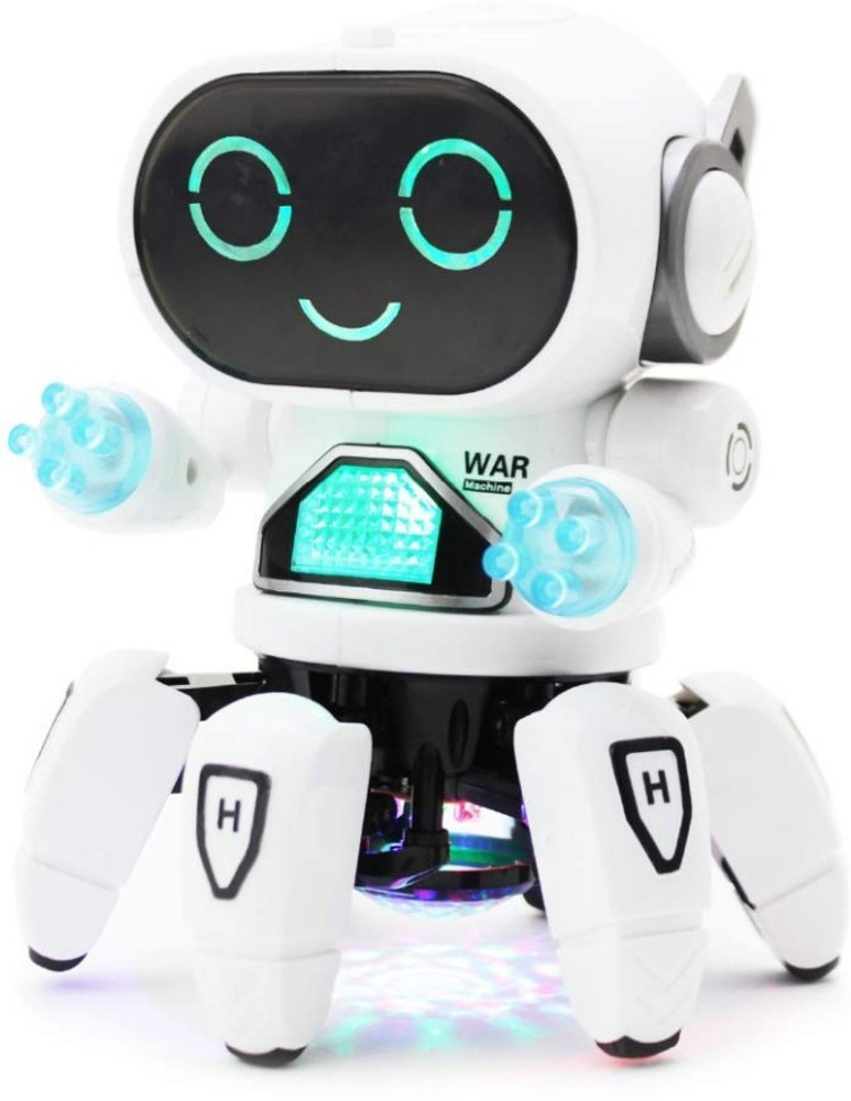 jupitors Dancing bot robot white coloured cute toy robot dance for children Dancing bot robot white coloured cute toy robot dance for children Buy Robot toys in India. shop for