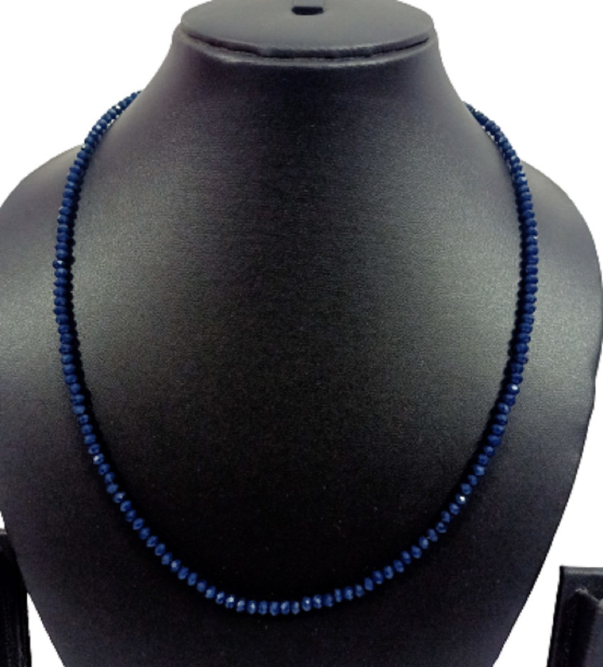 Blue store crystal choker