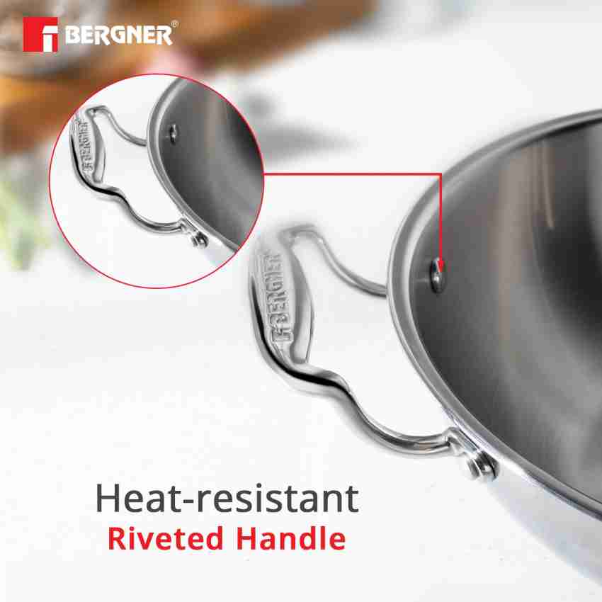 BERGNER Argent Triply Induction Bottom Cookware Set Price in India